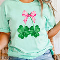 Coquette Clover St. Patrick’S Day Graphic Tee | Bella Canvas