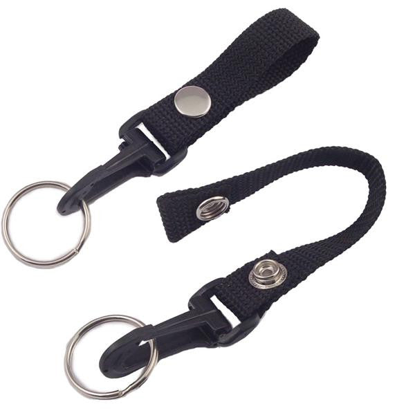 Nylon Belt Strap Key Holder with Snap