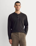 Thermal Henley in Cozy Waffle