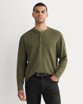 Thermal Henley in Cozy Waffle