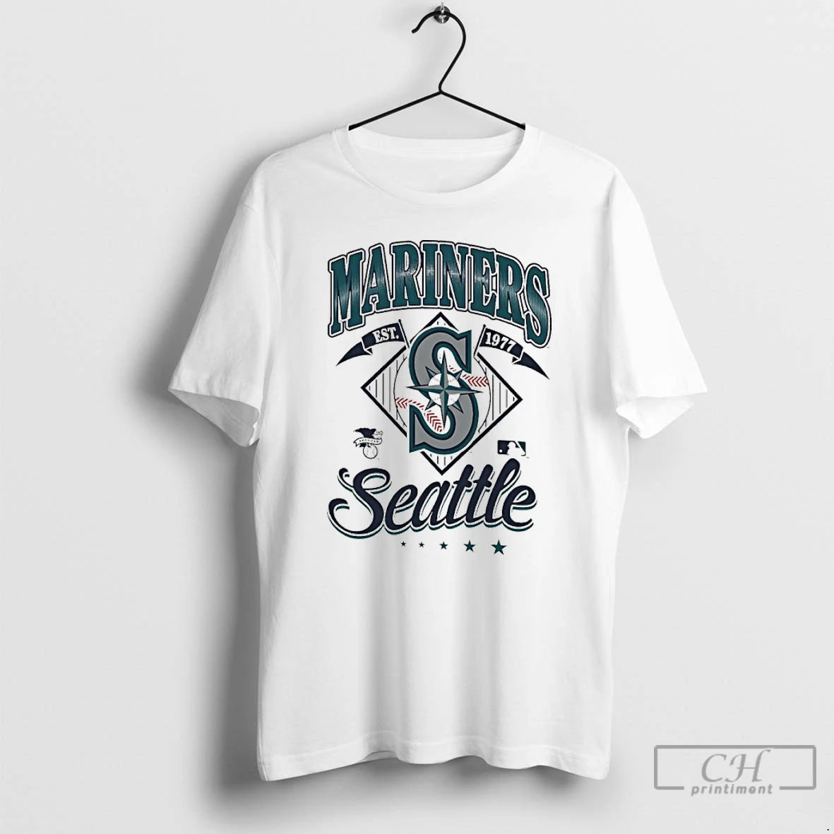 Classic Seattle Mariners Baseball National League Est 1977 Unisex T-shirt, Sweatshirt, Hoodie, Long Sleeve Tee