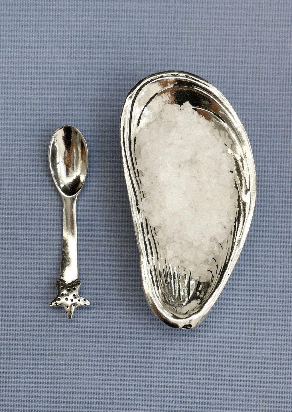 Mussel Salt Cellar with Spoon