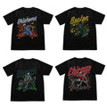 Vintage All Team Basketball T-Shirt, Graphic Tees, Skeleton Shirt, Gift For Fan Basketball