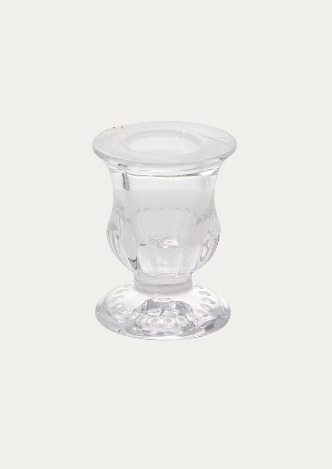Ginny Glass Taper Holder