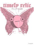 The Dead Pink Butterfly by Timelyrelic Unisex T-shirt, Sweatshirt, Hoodie, Long Sleeve Tee