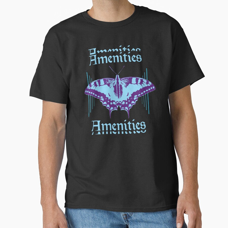 Amenities Streetwear urban butterfly modern by MaggiLars Unisex T-shirt, Sweatshirt, Hoodie, Long Sleeve Tee