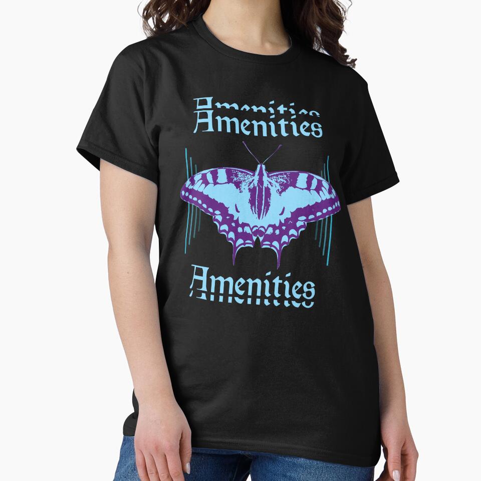 Amenities Streetwear urban butterfly modern by MaggiLars Unisex T-shirt, Sweatshirt, Hoodie, Long Sleeve Tee